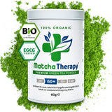 Matcha-Therapie 30+ | Bio-Matcha-Teepulver | 60 g | Mit einem nachgewiesenen Gehalt von mindestens 30 mg/g Catechin EGCG | Unterstützt das Immunsystem und das Energieniveau | Zeremonielle Qualität | Grüner Tee aus Japan