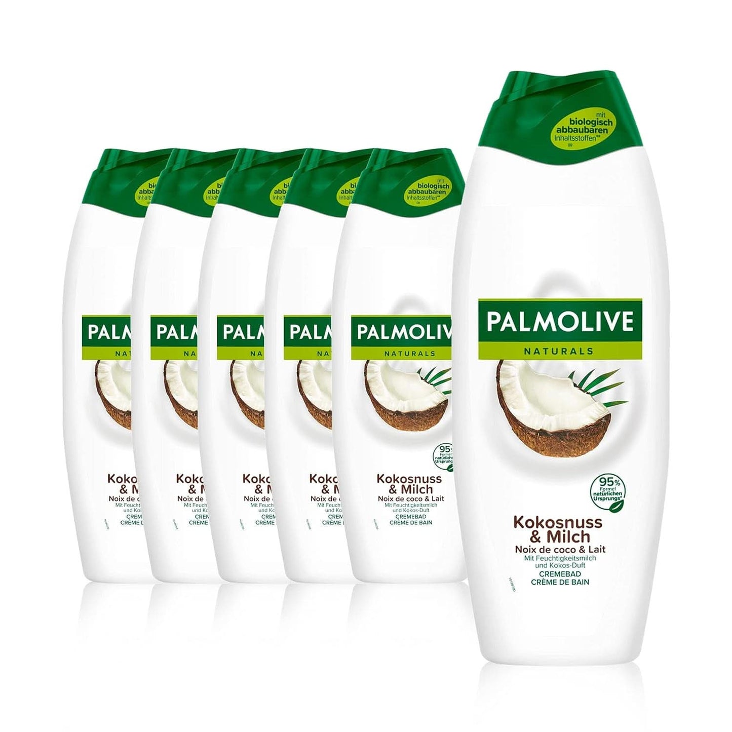 Palmolive Naturals Coconut & Milk Duschgel, 6 x 250 ml Naty Shop Dusche & Bad