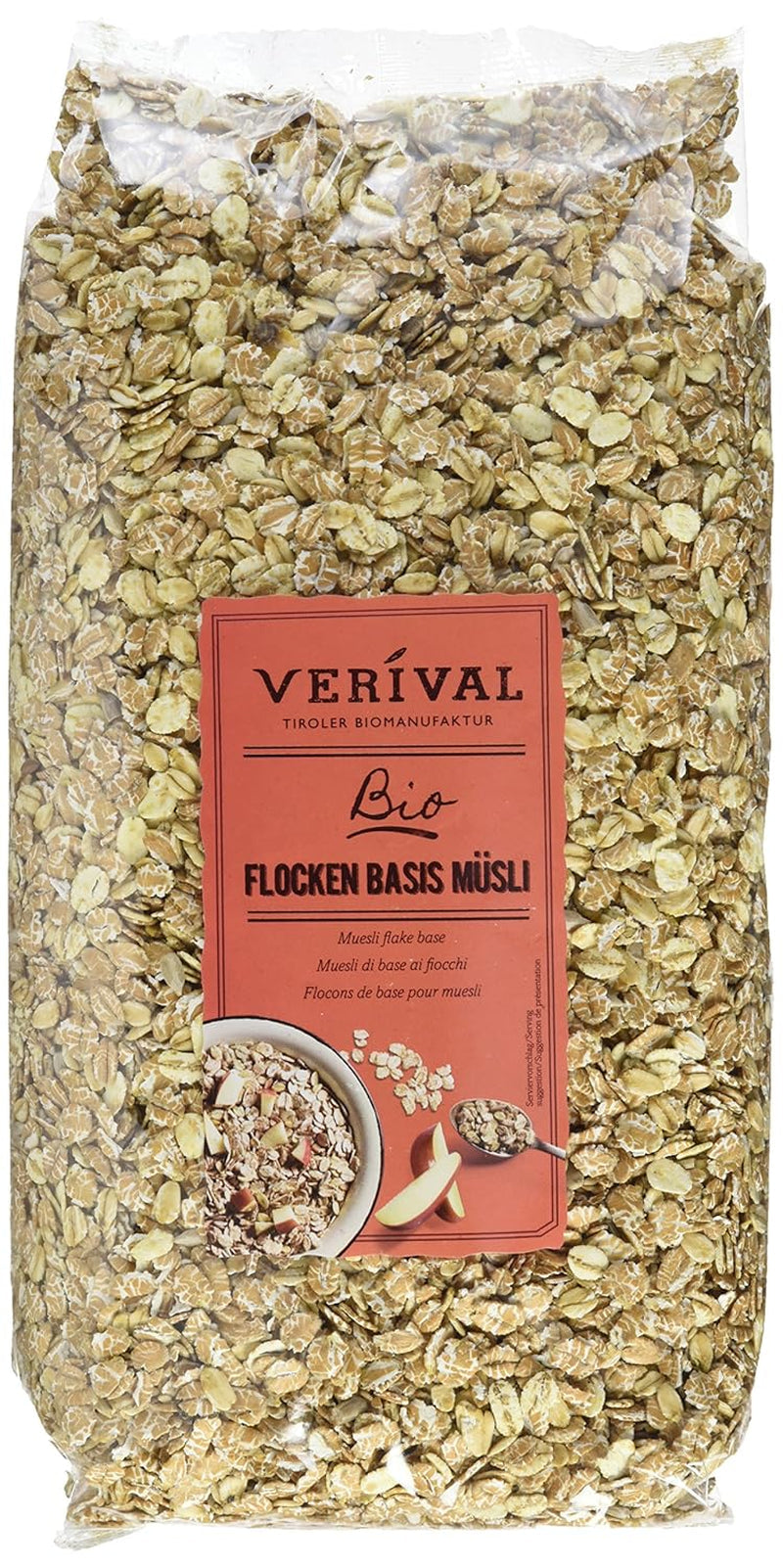 Verival Flocken Basis Müsli - Bio, 6er Pack (6 x 1 kg) Getreide Naty Shop Standardtitel
