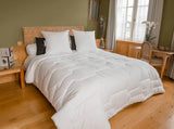 COLAS NORMAND Steppdecke, 200 x 200 cm, Bio-Baumwolle und Merinowolle, warm, maschinenwaschbar bei 30 °C Bettdecken und Steppdecken Naty Shop