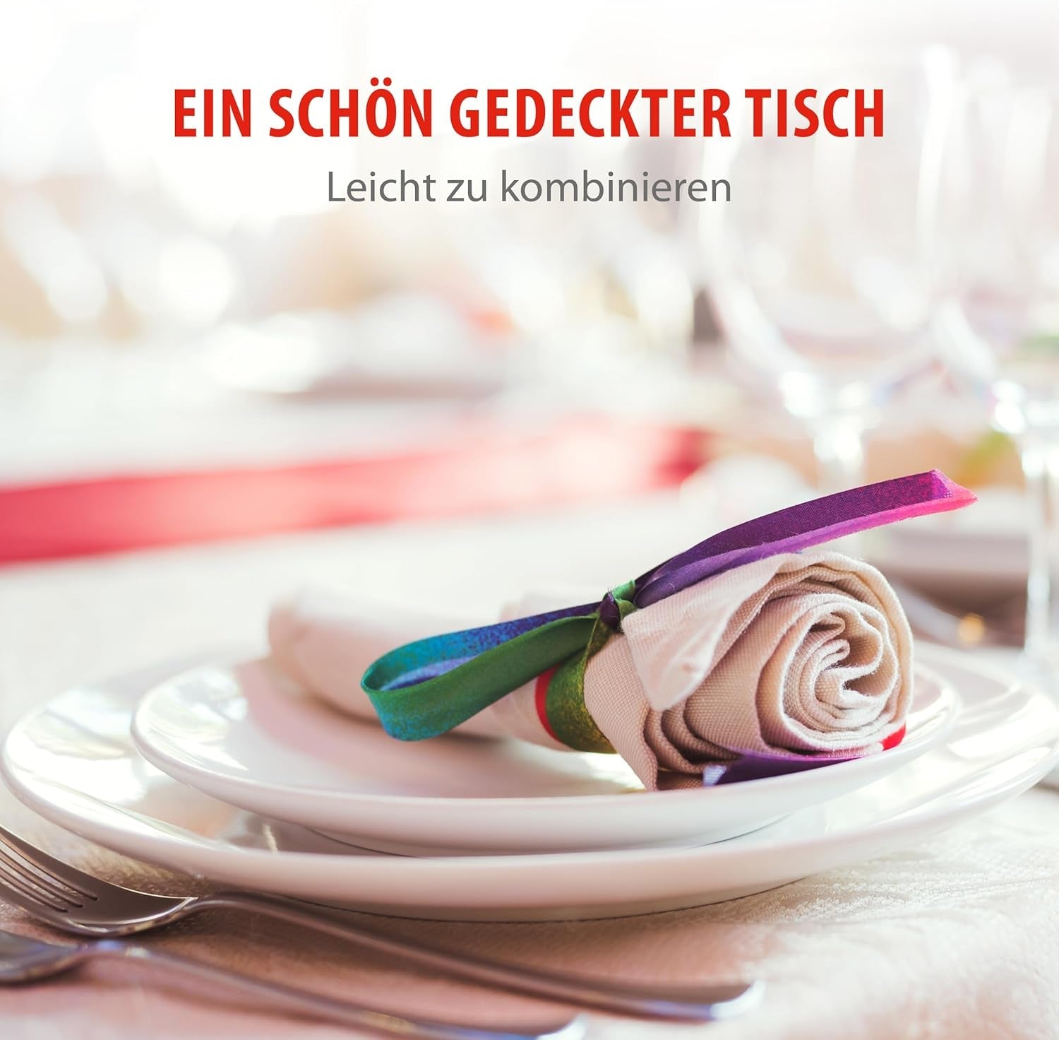 alpina Geschirrset 8 Personen - 40-teiliges Steingut Geschirr - Teller Set mit Speiseteller, Schalen und Kaffeebecher - Campinggeschirr - Mikrowellen- und Spülmaschinengeeignet - Weiß