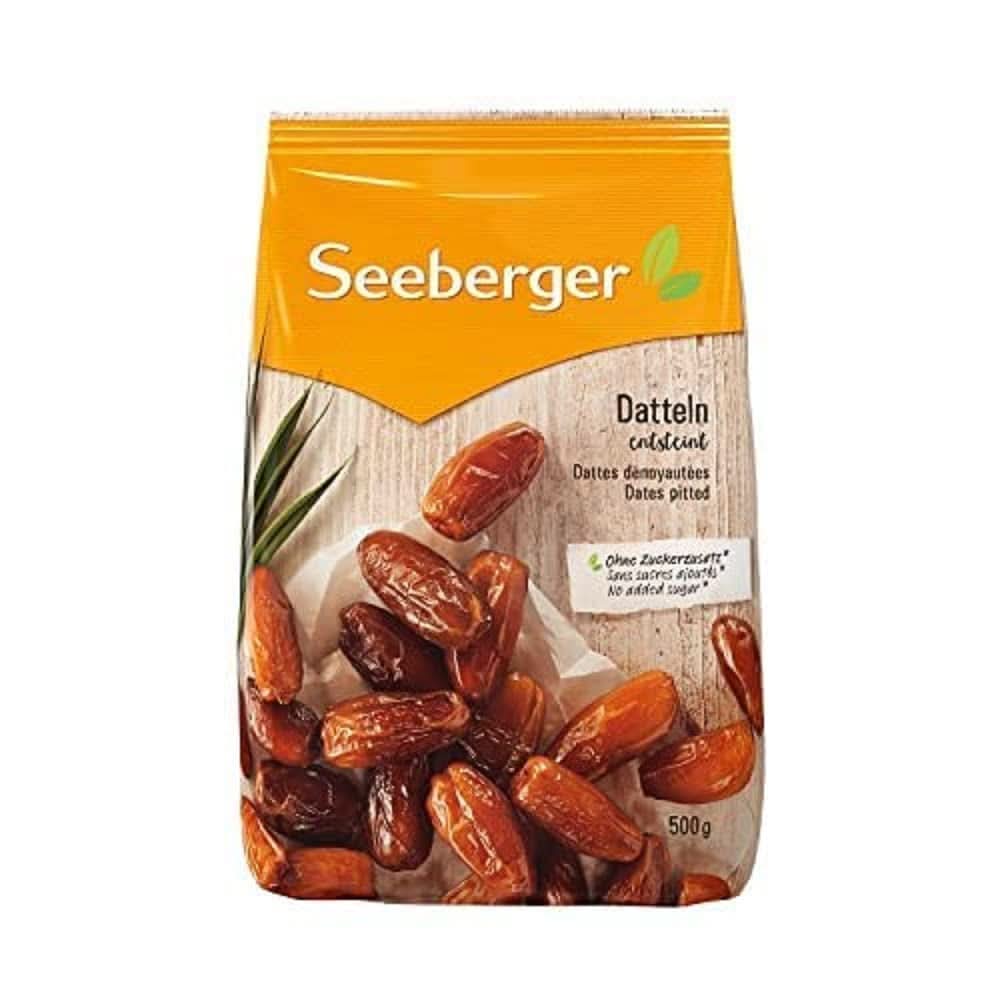 Seeberger, Honigsüße Datteln mit cremigem Fruchtfleisch Naty Shop dehydrierte Produkte 7 x 500 Gramm 7 x 500 Gramm