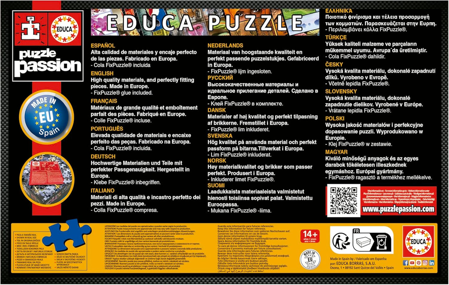 Educa - Puzzle mit 1000 Teilen für Erwachsene | Sant Jordi, Lily Brick. Abmessungen: 68 x 48 cm. Inklusive Fixpuzzle-Puzzlekleber. Seit 14 Jahren (19926) Puzzle Naty Shop