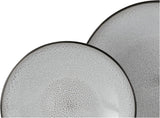 CreaTable, 23964, Serie Malmö, 18-teiliges Geschirrset für 6 Personen, Teller Set aus Steinzeug, spülmaschinen- und mikrowellengeeignet, Qualitätsproduktion