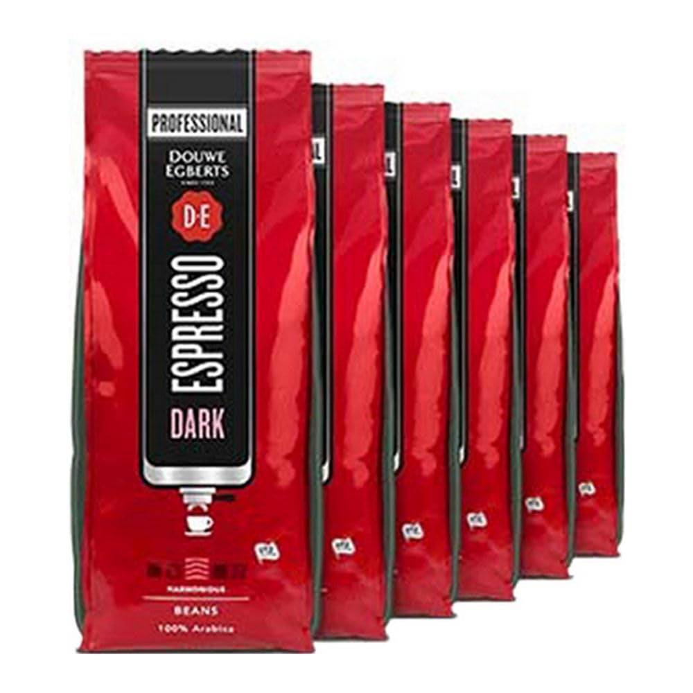 | Schwarz gerösteter Espresso | Packung 6 x 1 kg