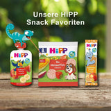 HiPP Bio-Fruchtbeutel, quetschbar, Apfel, Birne, Banane – Anton Maimuta (8 x 100 g), ab 1 Jahr, 100 % Fruchtpüree, ohne Zuckerzusatz, vegan, beste Bio-Qualität (2er-Pack)