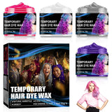 Temporäre Haarfarbe für Halloween, 4 Farben, Haarfarbe, Wachs, Styling, Haarfarbe für Männer und Frauen, für Halloween, Cosplay, Party, Haarfarbe, Naty Shop, Standardtitel