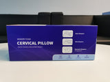Nackenschmerzkissen, ergonomisches orthopädisches Nackenkissen, seitliches Rücken-Bauchkissen aus Memory-Schaum, Anti-Schnarch-Kissen für Männer und Frauen (62 x 34,5 x 12/8 cm). Orthopädische Nackenkissen von Naty Shop