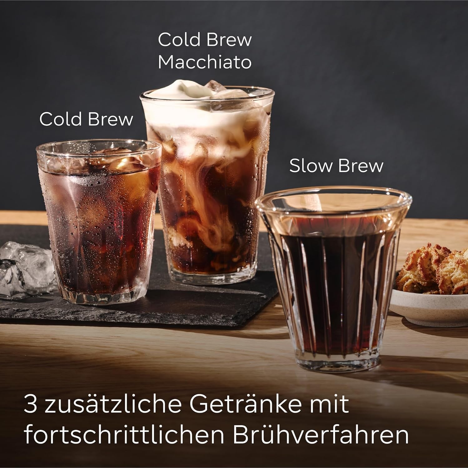 Automatische Espressomaschine Siemens EQ700 classic TP715D01, App-Steuerung, Cold Brew, intuitives Touch-Display, bis zu 10 individuelle Kaffeekreationen als Favoriten, automatische Dampfreinigung, 1500 W, silbergrau