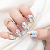 Arten von Nägeln, 500 Stück künstliche Acryl-Nagelspitzen mit Aufbewahrungsbox für Nagelstudios und Heimwerker-Nagelkunst, 10 Größen