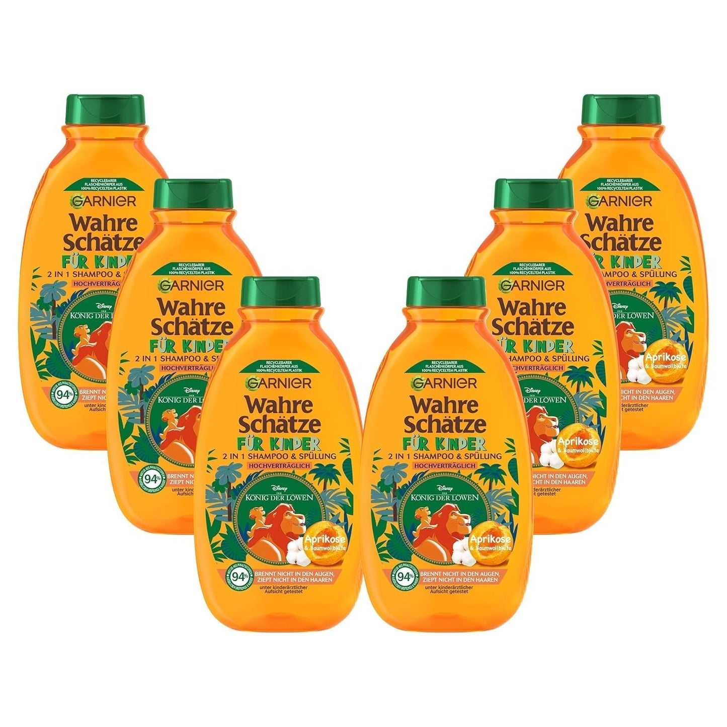 Garnier Shampoo für Kinder, für empfindliches Haar und leichte Kämmbarkeit, mit Aprikosen- und Baumwollblüten. Dusche und Bad Garnier Default Title