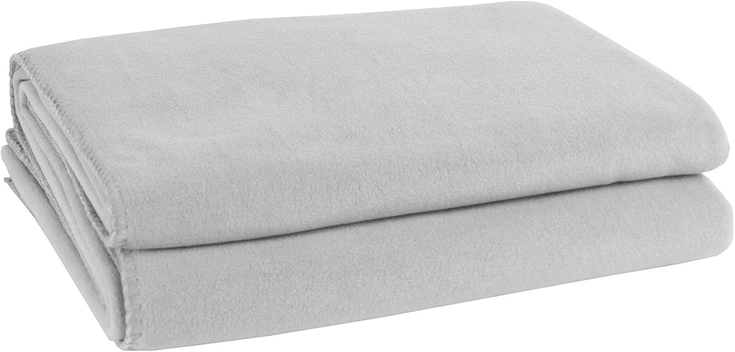 Zoeppritz-Decke in der Farbe: Rot, aus 65 % Polyester, 35 % Viskose, Größe: 160 x 200 cm, 103291-235-160 x 200 Zoeppritz Beds and Duvets Since 1828 920 Light Grey Melange 110 x 150 cm
