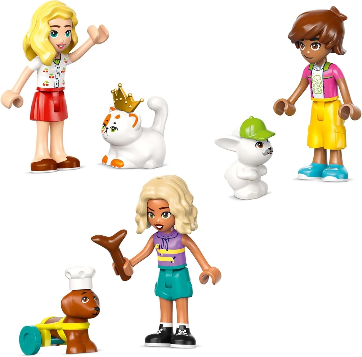 LEGO Friends Animal Accessories Store Rollenspielset Lernspielzeug für Mädchen ab 6 Jahren 3 Minifiguren und 3 Tierfiguren Katze Hund Hase Geschenkidee für Kinder 42650 Bausets Besuchen Sie den LEGO-Store