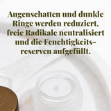 Nordic Cosmetics, Vegane Augencreme gegen Falten und Augenringe mit Hyaluronsäure, 10 ml Kosmetik und Schönheit Naty Shop