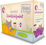 MjAMjAM – Premium-Nassfutter für Katzen – Huhn-Wellness-Packung, 12er-Pack (12 x 125 g), getreidefrei mit extra Fleisch