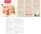 animonda Carny Katzen Nassfutter Kitten Chicken + Pute (12 x 400g), Kitten getreidefreies Katzennassfutter ohne Zucker für wachsende Kätzchen bis 1 Jahr, mit frischen Zutaten
