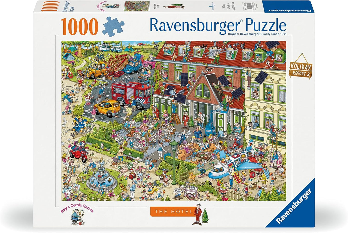 Ravensburger Puzzle 12000723 – Das Hotel – 1000-teiliges Puzzle für Erwachsene und Kinder ab 14 Jahren, Puzzle Naty Shop