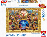 Schmidt Spiele 57371 Thomas Kinkade, Disney, Mickey & Minnie, Dream Collage 2, Puzzle 2000 Teile Puzzle Naty Shop Standardtitel