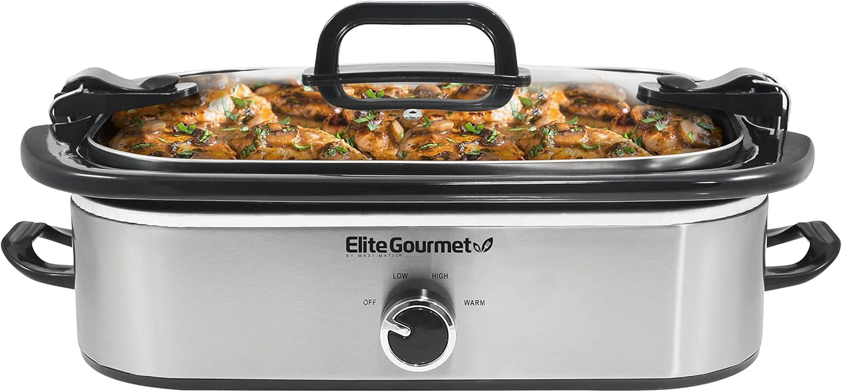 MST-5240SS Slow Cooker, 3,3 Liter, Edelstahl Slow Cooker Naty Shop