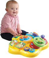 Vtech Baby Adventure Spieltisch – Bunter Baby-Spieltisch mit 6 Spielplätzen und interaktiven Elementen – Farben, Zahlen, Tiere, Musik und Formen spielerisch lernen – Für Kinder im Alter von 12–36 Monaten. Babyspielzeug Naty Shop