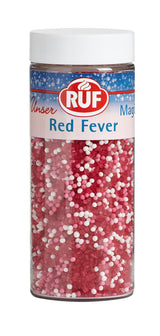 RUF Love Chocolate Schoko-Linsen-Dekorationen, hergestellt aus feiner Vollmilchschokolade mit einer knusprigen und bunten Zuckerglasur, 75 g pro Packung