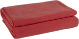 Zoeppritz Decke in der Farbe: Rot, Aus 65 % Polyester, 35 % Viskose hergestellt, Größe: 160X200 Cm, 103291-235-160X200