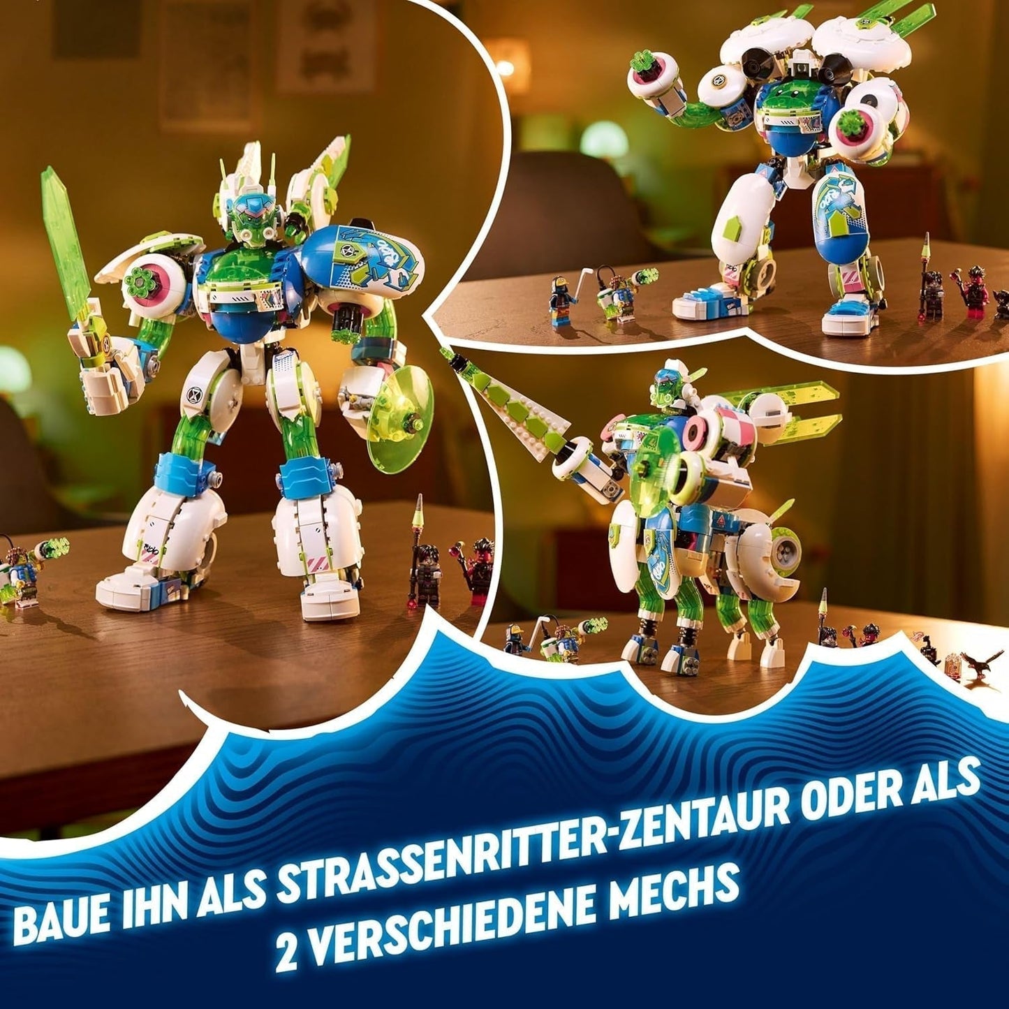 LEGO Dreamzzz 3-in-1 Mateo und Z-Blob The Knight Mech Bausteine Spielset für 10 Jahre alte Jungen und Mädchen Kinder Geschenk Fantasy Set 3 Wege Roboter Abenteuerspielzeug 71485 Bausätze Beuche den LEGO-Store