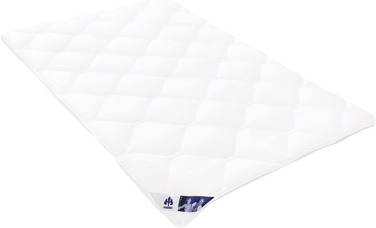 Irisette Edition Sommerdecke – Made in Germany – Leichte Sommerdecke mit weichem Mikrofaserbezug, 155 x 220 cm, Öko-Tex-zertifiziert. Steppdecken und Steppdecken Naty Shop 155 x 220 4-Jahreszeiten-Steppdecke