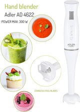 Adler AD4622 Mixer, Kunststoff, weiß Kitchen Naty Shop
