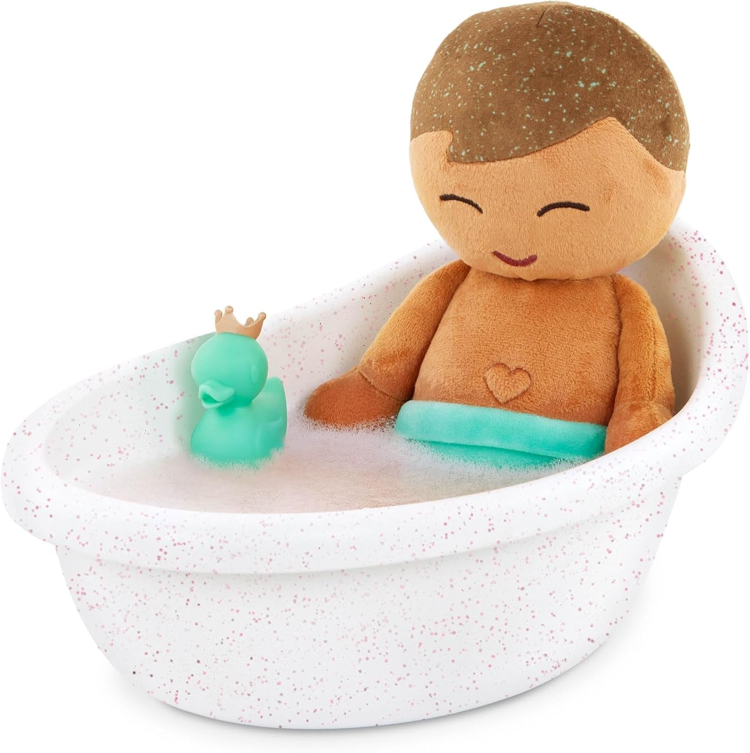 LullaBy – Puppenbadewanne – Badeset – Badespielzeug – Puppenzubehör – Realistisches Wasserspiel – Kinder ab 2 Jahren