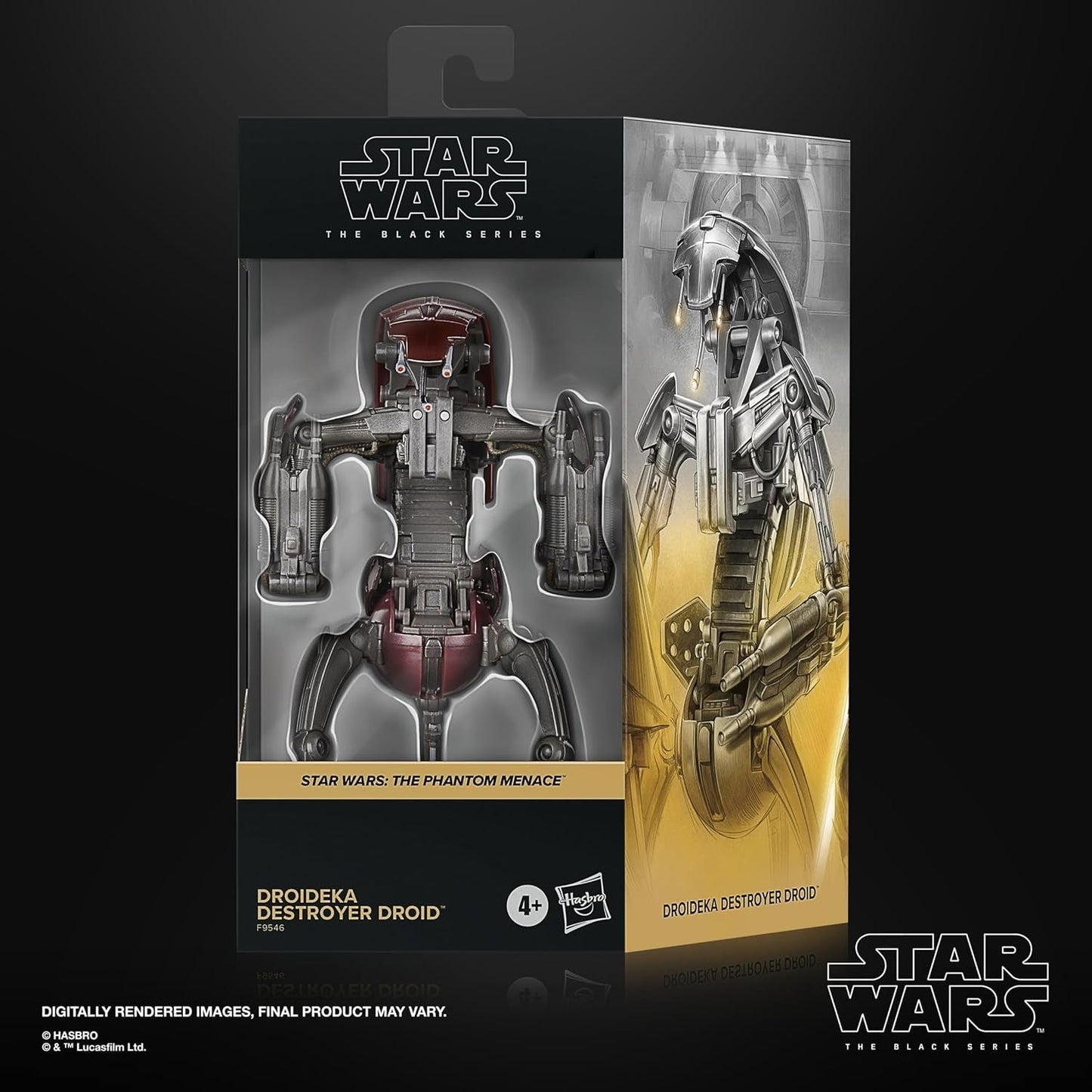 Star Wars Black Series Droideka Destroyer Droid Actionfigur Star Wars: The Phantom Menace 15cm Actionfiguren Naty Shop