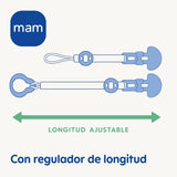 MAM Clip It Schnuller! Broach & Original S226 Skinsoft™ Silikon, ultraweich, für Babys ab 0+ Monaten