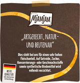 MjAMjAM – Premium-Nassfutter für Katzen – Panna Gatto – zartes Huhn mit edlem Topping, 12er Packung (2x80g), getreidefrei