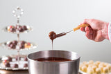 Reber Mozartkugeln mit Zartbitterschokolade, 6er Pack mit Marzipan und Nougat, vegan – 1 x 120 g