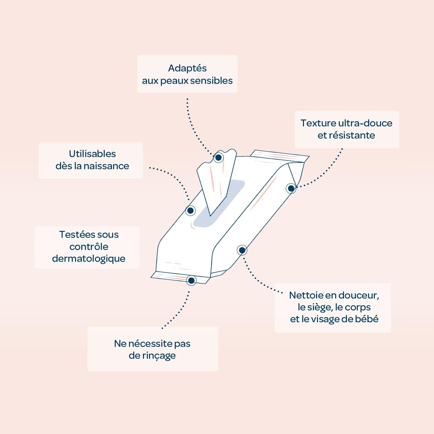BIOLANE – 12er-Pack – Baby-Feuchttücher mit Toilettenmilch – Babys – 864 Baby-Feuchttücher – Reinigt und spendet Feuchtigkeit – Für empfindliche Haut – 98 % natürlichen Ursprungs – Von Geburt an