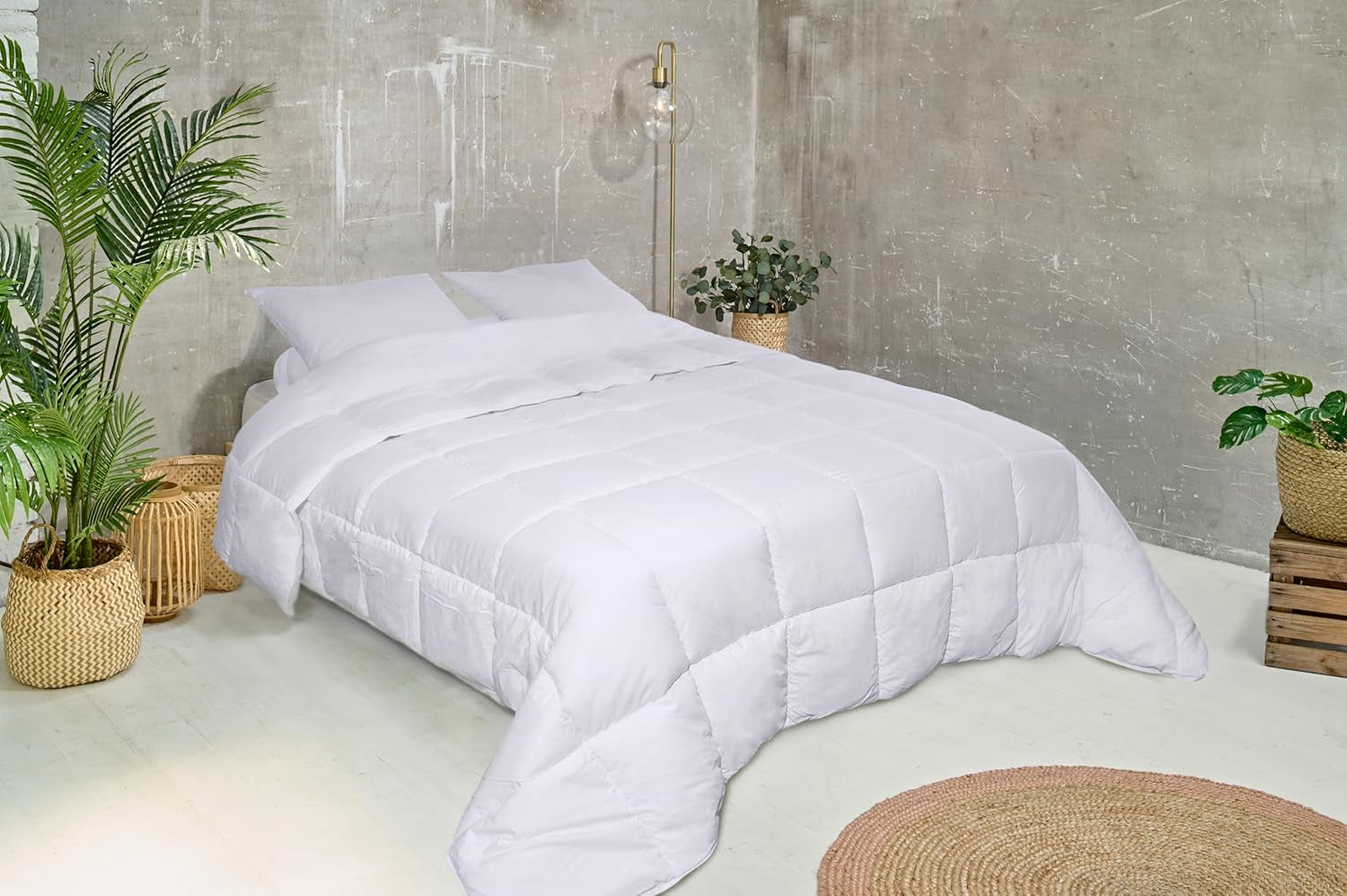 Bleu Câlin Steppdecke für 2 Personen, Sensation Quilt, sehr warm, weiß, 240 x 260 cm, KSD50 Steppdecken und Steppdecken Naty Shop