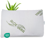 Maxxgoods Orthopädisches Nackenstützkissen aus Visco-Gelschaum mit Aloe Vera-Schutzbezug und Innenbezug aus 100 % Baumwolle – Kissen für Bauch-, Rücken- und Seitenschläfer (42 cm x 70 cm x 12 cm). Orthopädische Halskissen von Naty Shop, 50 x 30 x 5 cm