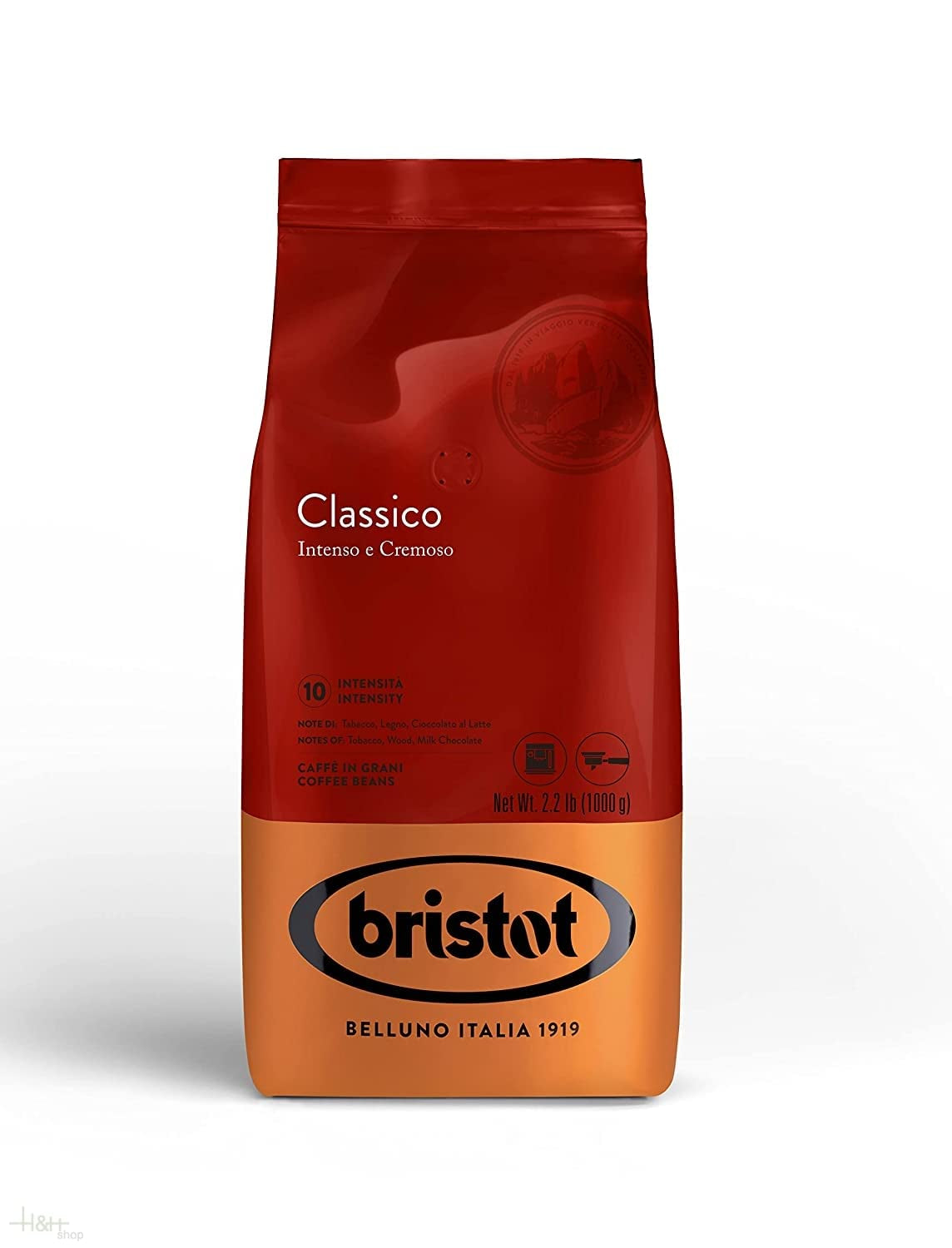 x Bristot Miscela Classico Espresso Kaffeebohnen 1 kg.