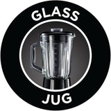 Russell Hobbs Standmixer 2-in-1 [1,5L Glasbehälter Mixer & 0,6L Mini Smoothie Maker -To-Go-Trinkflasche inkl. Deckel] Spülmaschinenfest, Impuls-/Ice-Crush-Funktion, Becher BPA Frei, Edelstahl 23821-56 Kitchen Naty Shop