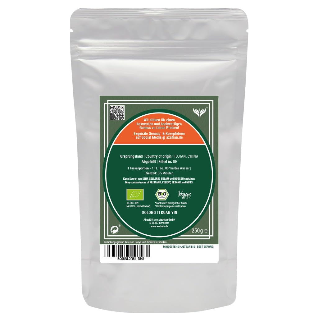 Oolong-Tee BIO Azafran China Floral Ti Kuan Yin 250 g