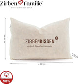Swiss stone pine family Swiss stone pine pillow Simply heavenly dreaming 30X20 cm, wood, natural, 1 piece (1 pack) Naty Shop standard pillows