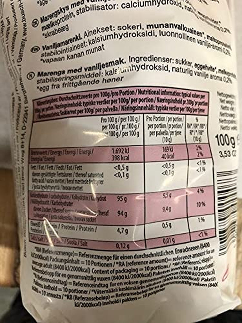Vanilla Drops Feine Marshmallows Marshmallows 100g (10er Pack)