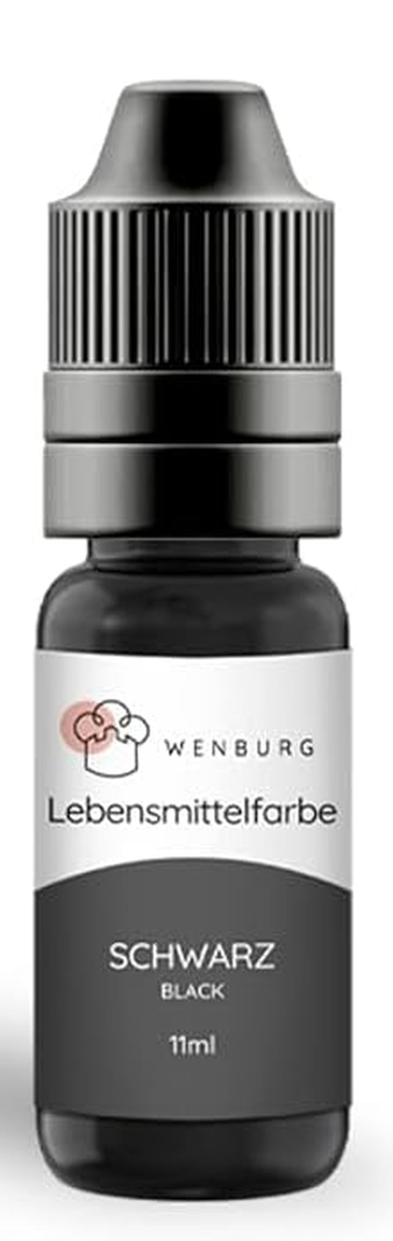Wenburg Lebensmittelfarbe, Glitzer, 11 ml, konzentriert, hergestellt in der EU, flüssig. Zum Färben von Teig, Getränken, Aromen, Schleim – goldene Glitzer-Lebensmittelfarbe – goldene Kuchenfarbe – goldene Glitzer