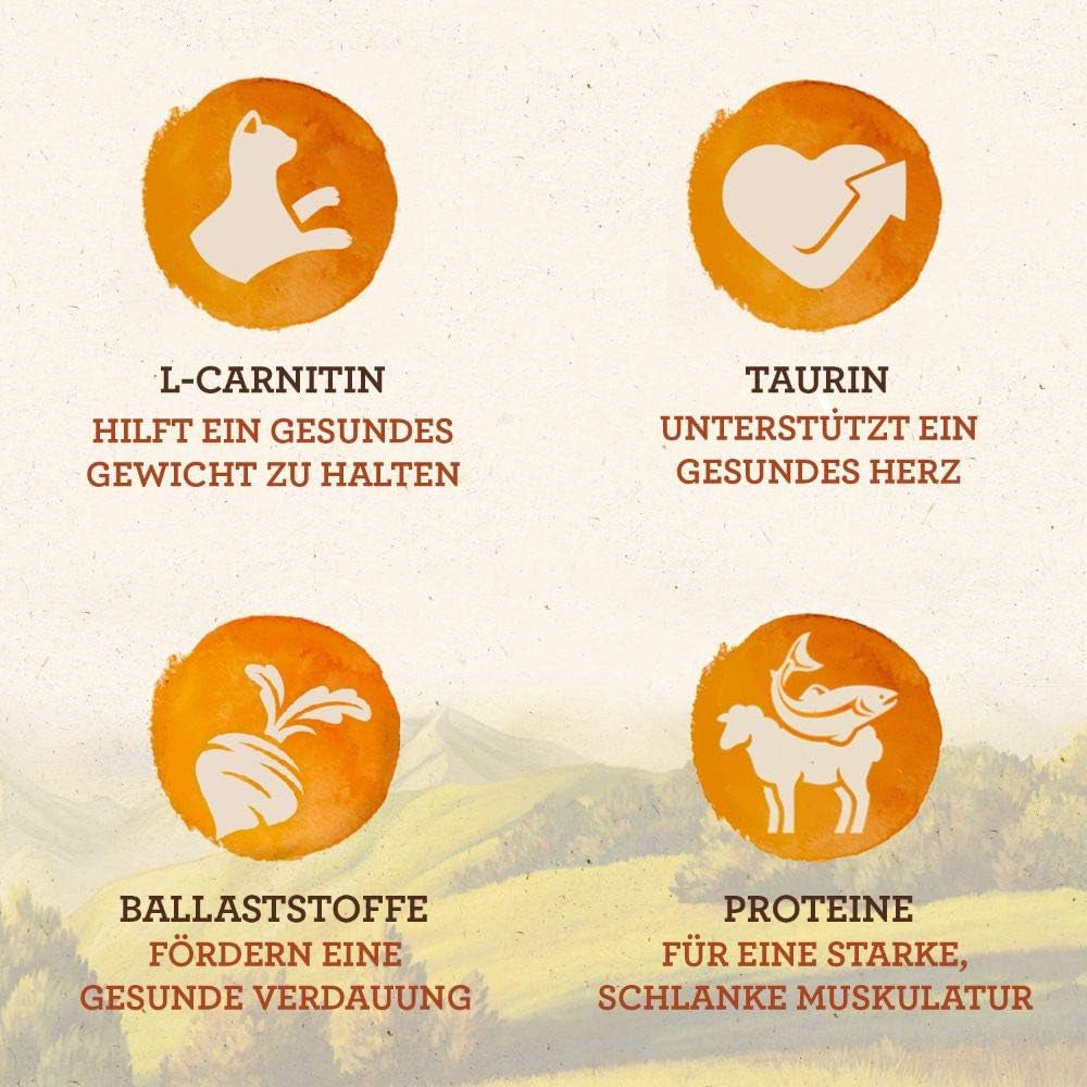 IAMS Naturally Senior Nassfutter in Soße – Hochwertiges Fleisch- und Fischnassfutter für ältere Katzen, Land & Sea Collection, 12 x 85 g