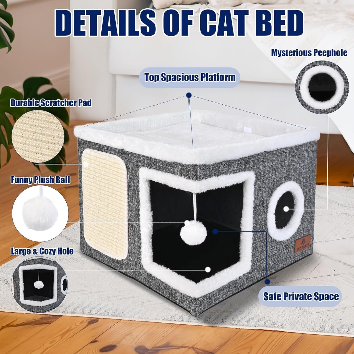Decken und Möbel, Haustiere, Höhlen und Häuser, Katzen, Betten für Katzen, Katzenbetten, Matratzen