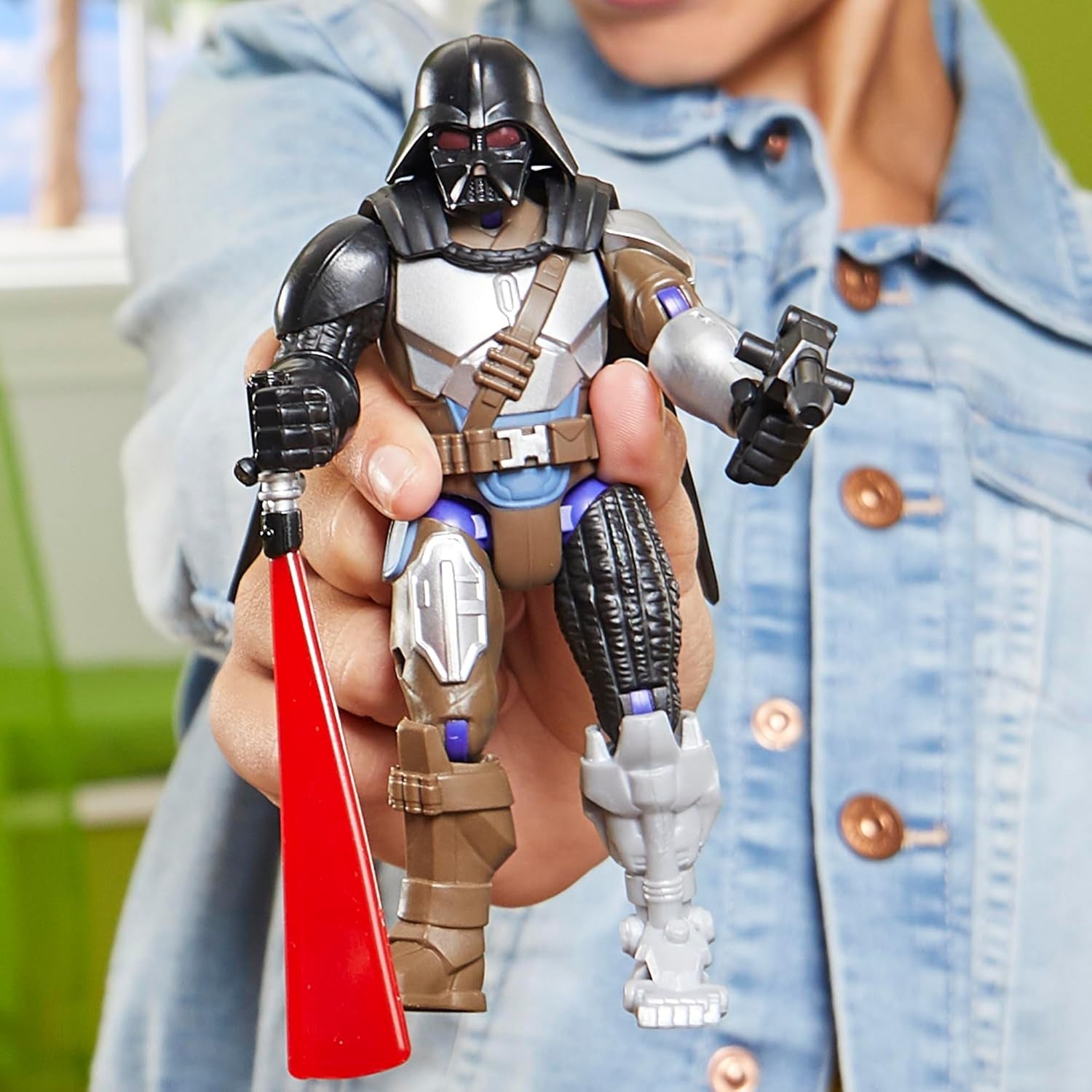 Star Wars Mixmashers Darth Vader Anpassbare Mix-and-Match-Deluxe-Actionfiguren und Zubehör Actionfiguren Naty Shop