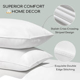 HARBOREST Schlafkissen, 2 Stück, luxuriöser Plüsch, alternatives Kissen, gut für Seiten- und Rückenschläfer, Hotel-Kollektion, Kissen, Standard-/Queen-Size-Größe, 50,8 x 66 cm, Naty Shop Standard-Kissen