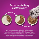 Whiskas 1+ Nassfutter für Katzen mit Huhn in Gelee, 28x85g (1 Packung) – Hochwertiges Nassfutter für ausgewachsene Katzen in 28-Portionen-Beuteln