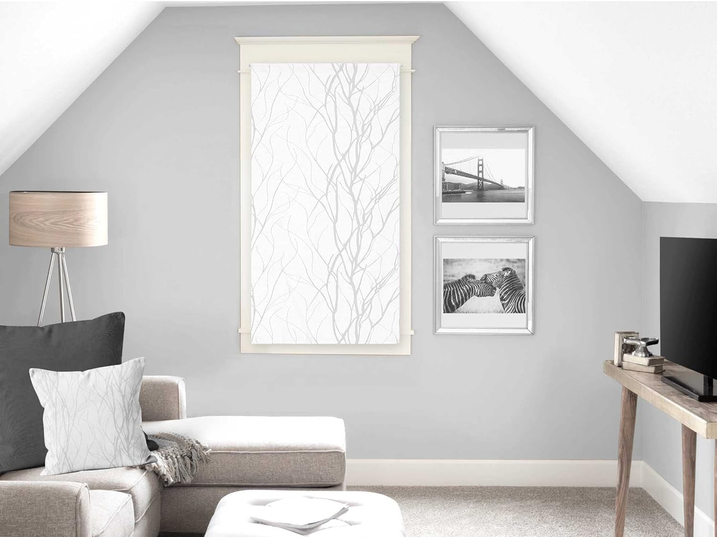 Soleil D'Ocre Liane Bise-Bise, Polyester, Weiß, 70 x 200 cm Steppdecken und Steppdecken Naty Shop Weiß H90 x B45 cm (1er-Pack)