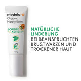 Medela Bio-Brustwarzenbalsm – Beruhigend Und Pflegend Für Stillende Mütter – Hergestellt Aus Naturichen, Sicheren Inhaltsstoffen – Linderung Bei Beanspruchten Brustwarzen – Postpartum Essentials 40 G Zubehör Lebensmittel und Stillen Baby Naty Shop